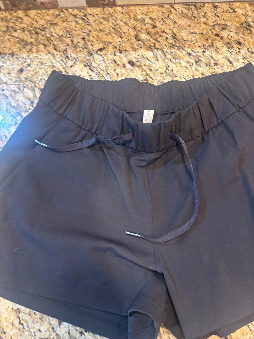 lululemon athletica Black Women's Drawstring Athletic Shorts